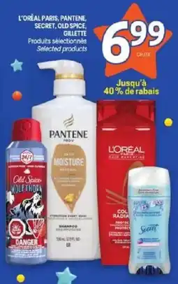 Uniprix L'Oréal Paris, Pantene, Secret, Old Spice, Gillette selected products offer
