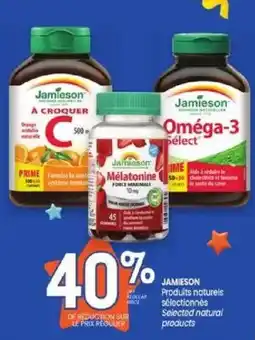 Uniprix Jamieson selected natural products offer