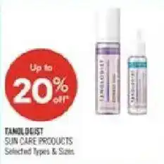 Shoppers Drug Mart Tanologist sun care products offer