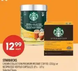 Shoppers Drug Mart starbucks crema collection premium instant coffee offer