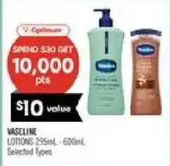 Shoppers Drug Mart Vaseline lotions offer