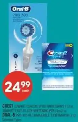 Shoppers Drug Mart crest 3dwhite classic vivid whitestrips offer