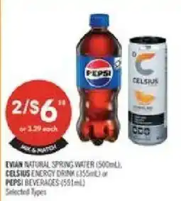 Shoppers Drug Mart Evian natural spring water offer