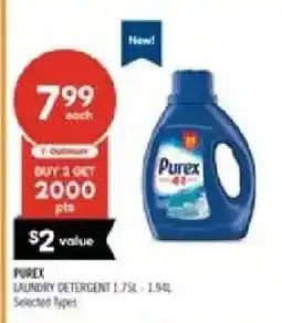 Shoppers Drug Mart Purex laundry detergent offer