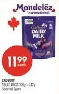 Shoppers Drug Mart Cadbury cello bags offer