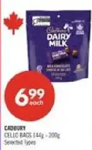 Shoppers Drug Mart Cadbury cello bags offer