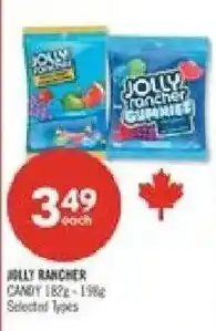 Shoppers Drug Mart Jolly rancher candy offer