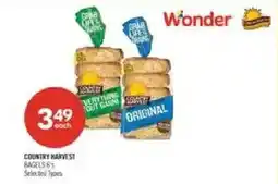 Shoppers Drug Mart Wonder Country Harvest Bagels offer