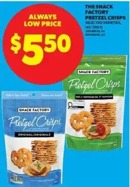 Real Canadian Superstore Snack Factory pretzel crisps offer