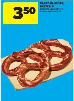 Real Canadian Superstore Baked In-Store Pretzels offer