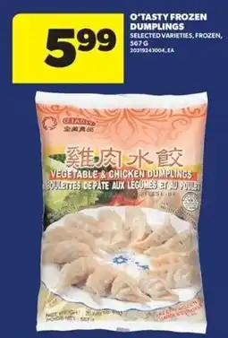 Real Canadian Superstore O'tasty vegetable & chicken dumplings offer