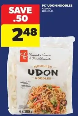 Real Canadian Superstore PC Udon Noodles offer
