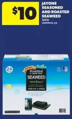 Real Canadian Superstore Jayone seasoned and roasted seaweed offer