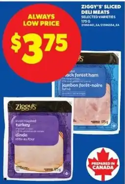 Real Canadian Superstore Ziggy's sliced deli meats offer