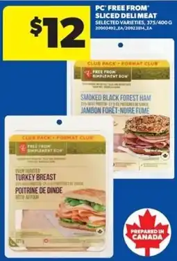 Real Canadian Superstore PC sliced deli meat offer