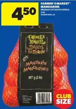 Real Canadian Superstore Farmer's Market mandarins offer