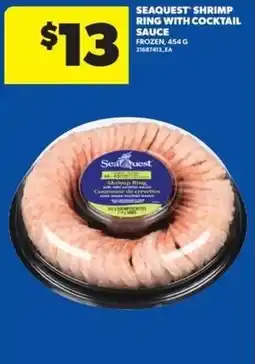 Real Canadian Superstore Seaquest shrimp ring with cocktail sauce offer