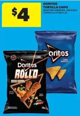 Real Canadian Superstore Doritos tortilla chips selected varieties offer