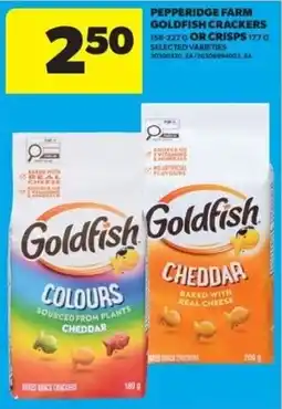 Real Canadian Superstore Pepperidge Farm Goldfish Crackers offer