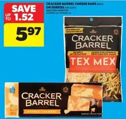 Real Canadian Superstore Cracker Barrel cheese bars offer