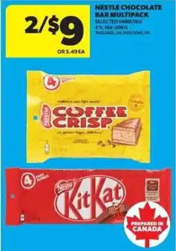 Real Canadian Superstore Nestle chocolate bar multipack offer