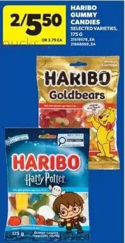 Real Canadian Superstore Haribo gummy candies selected varieties offer