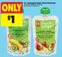 Real Canadian Superstore PC Organics baby food pouches offer