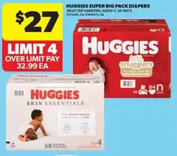 Real Canadian Superstore Huggies diapers offer