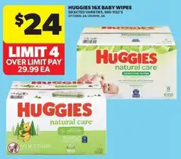 Real Canadian Superstore Huggies 16x baby wipes offer
