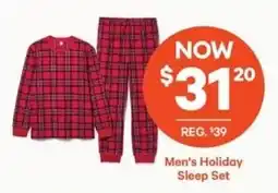 Real Canadian Superstore Men's Holiday Sleep Set offer