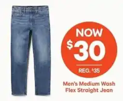 Real Canadian Superstore Men's Medium Wash Flex Straight Jean offer