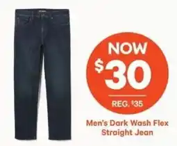 Real Canadian Superstore Men's Dark Wash Flex Straight Jean offer