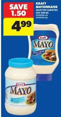 Real Canadian Superstore Kraft mayonnaise offer