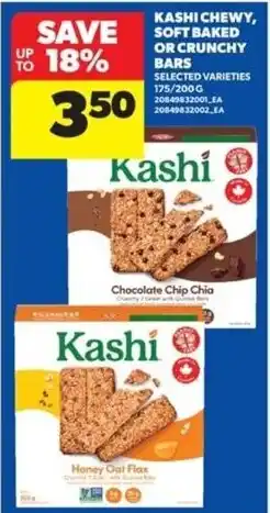 Real Canadian Superstore Kashi chewy or crunchy bars offer