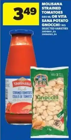 Real Canadian Superstore Molisanas strained tomatoes gnocchi offer