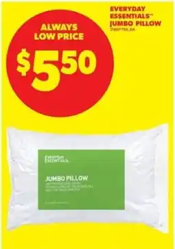 Real Canadian Superstore Everyday Essentials jumbo pillow offer