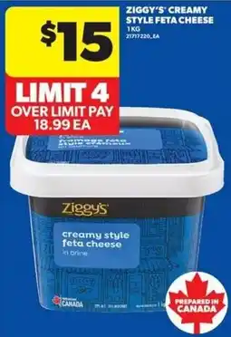 Real Canadian Superstore Ziggy's creamy style feta cheese offer