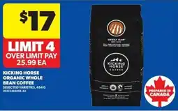 Real Canadian Superstore Kicking Horse organic whole bean coffee offer
