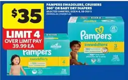 Real Canadian Superstore Pampers Swaddlers, Cruisers 360° or Baby Dry Diapers offer