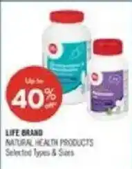 Shoppers Drug Mart Life Brand natural health products offer