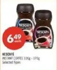 Shoppers Drug Mart Nescafe instant coffee offer