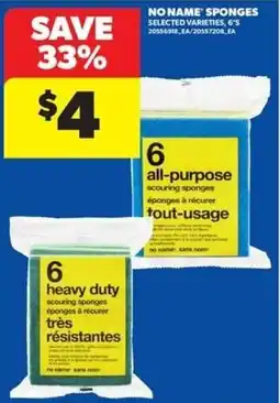 Real Canadian Superstore No Name sponges offer