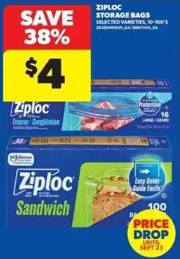 Real Canadian Superstore Ziploc storage bags offer