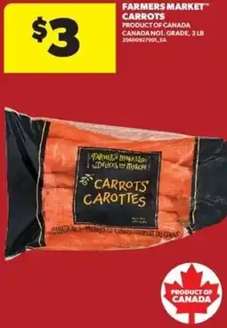 Real Canadian Superstore Farmers market carrots offer