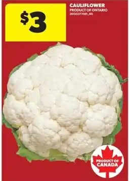 Real Canadian Superstore Cauliflower offer