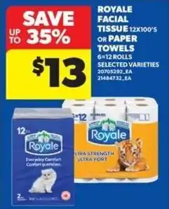 Real Canadian Superstore Royale facial tissue offer