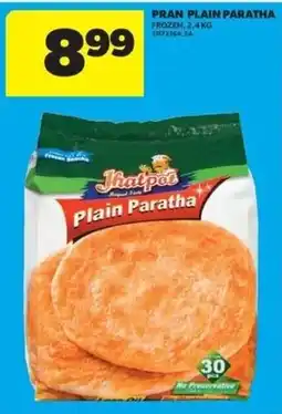 Real Canadian Superstore Pran plain paratha offer