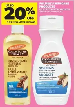 Real Canadian Superstore Palmer's cocoa butter formula moisturizes softens body oil offer