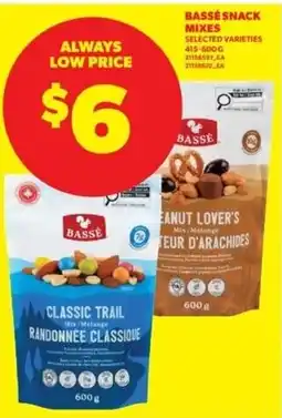 Real Canadian Superstore Bassé snack mixes offer