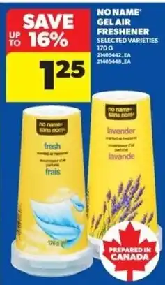 Real Canadian Superstore No Name gel air freshener offer